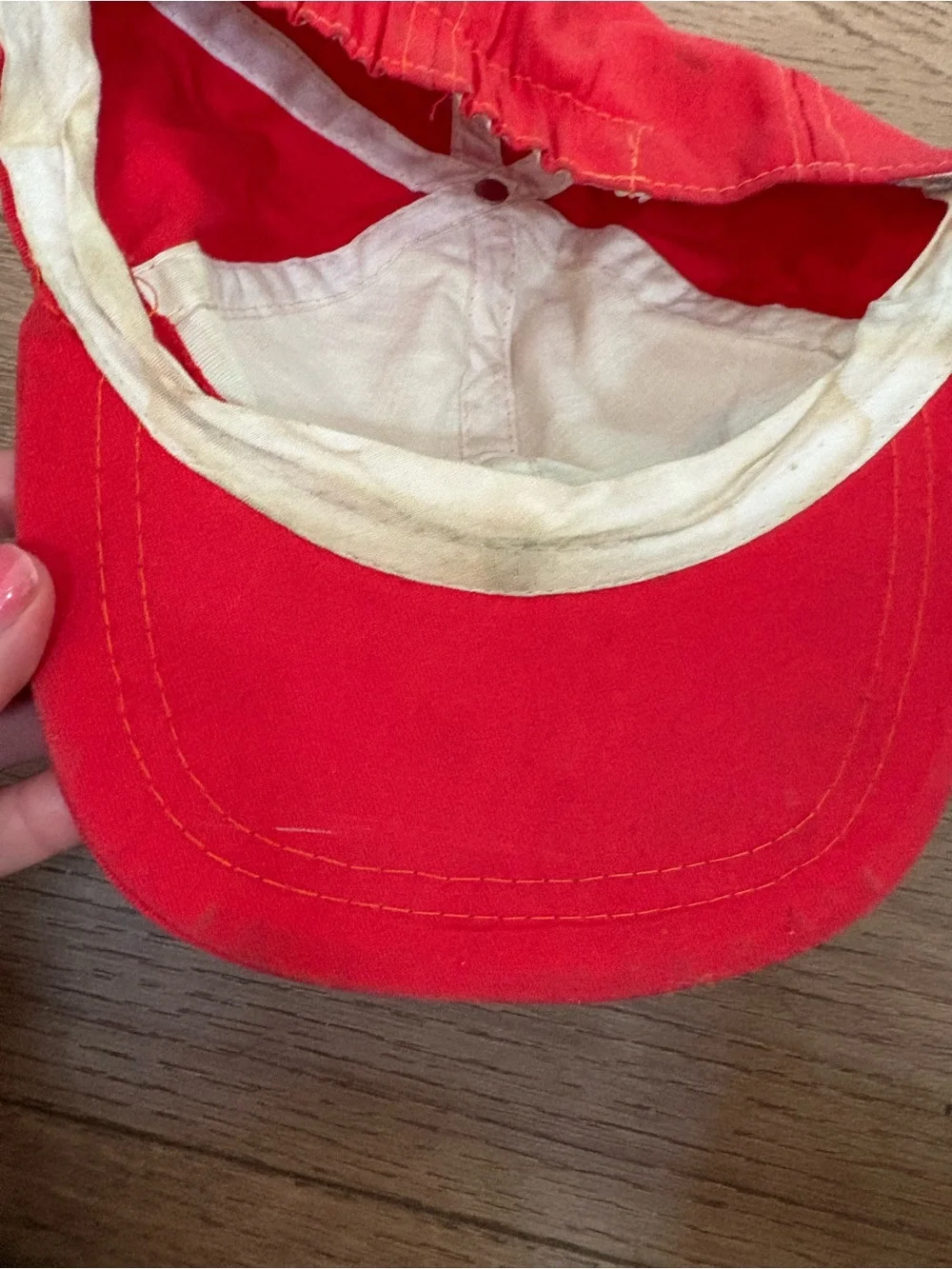 Vintage Snoopy Hat Colorful “Super” Red Orange Yellow *Read*